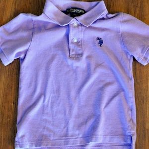 Cotton Mesh Polo Shirt Boys Size 5/6